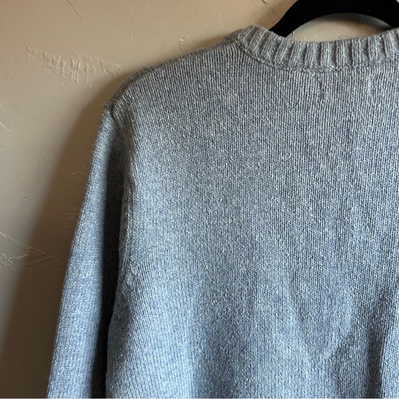 Croft & Barrow Embroidered Snowflake Zip Cardigan Nordic Winter Cozy Knit Size L - Picture 5 of 12